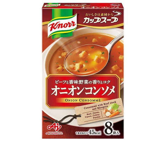 味の素 クノールカップスープ オニオンコンソメ (11.3g×8袋)×6個入【日本出荷】