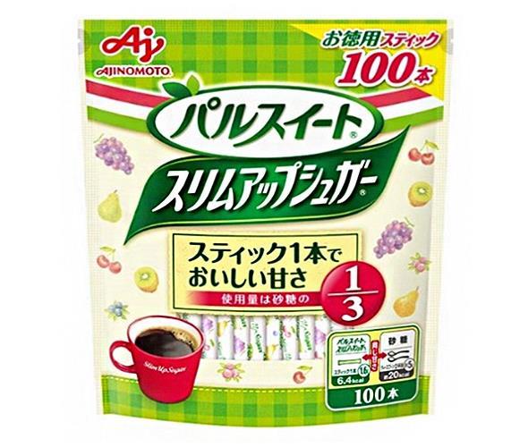 Ajinomoto Pal Sweet Slim Up Sugar Stick 160g (1.6g x 100 sticks) x 10 bags [Shipped in Japan]