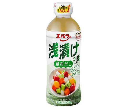 Ebara Foods Kelp Stock for Light Pickles, 500ml PET Bottle x 12 [Ships from Japan] 