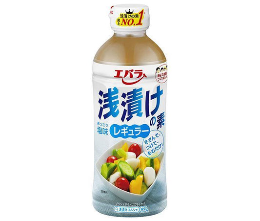 Ebara Foods Light Pickle Base, Regular, 500ml PET Bottle x 12 [Ships from Japan] 
