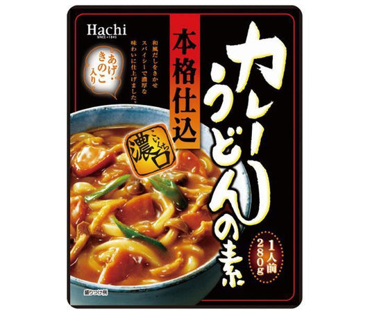 Hachi Foods authentic curry udon base dark 280g x 20 pieces [shipped in Japan]