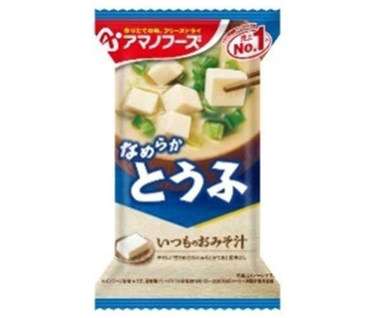 アマノフーズ フリーズドライ いつものおみそ汁 とうふ 10食×6箱入【日本出荷】