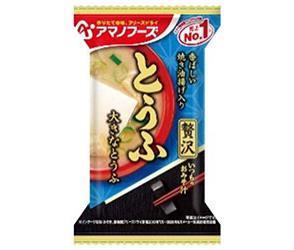 アマノフーズ フリーズドライ いつものおみそ汁贅沢 とうふ 10食×6箱入【日本出荷】