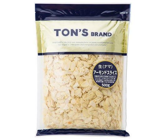 東洋ナッツ食品 トン アーモンドスライス(生) 500g×12袋入【日本出荷】