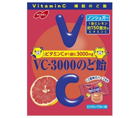 Nobel Seika VC-3000 throat candy pink grapefruit 90g x 6 bags [shipped in Japan]