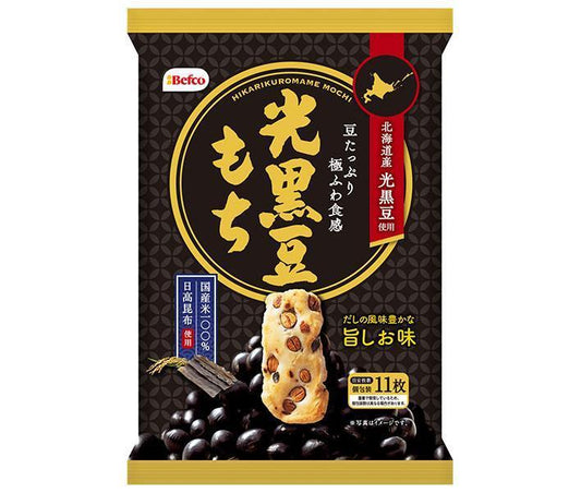 栗山米菓 光黒豆もち 65g×12袋入【日本出荷】
