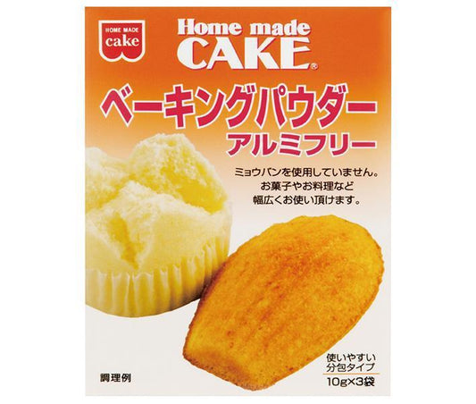 Kyoritsu Foods Baking Powder Aluminum Free 30g (10g x 3 bags) x 10 boxes [Shipped in Japan]