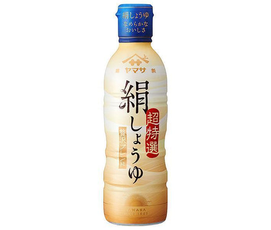 ヤマサ醤油 絹しょうゆ 450mlボトル×12本入【日本出荷】