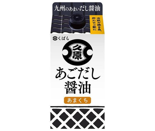 Kuhara Soy Sauce Flying Fish Stock Soy Sauce, 200ml Paper Carton x 12 Bottles [Ships from Japan] 
