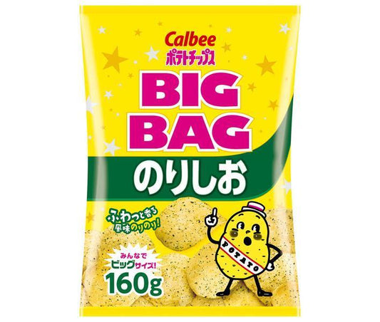 Calbee BIG BAG Potato Chips Norishio 160g x 12 bags [Shipped in Japan]