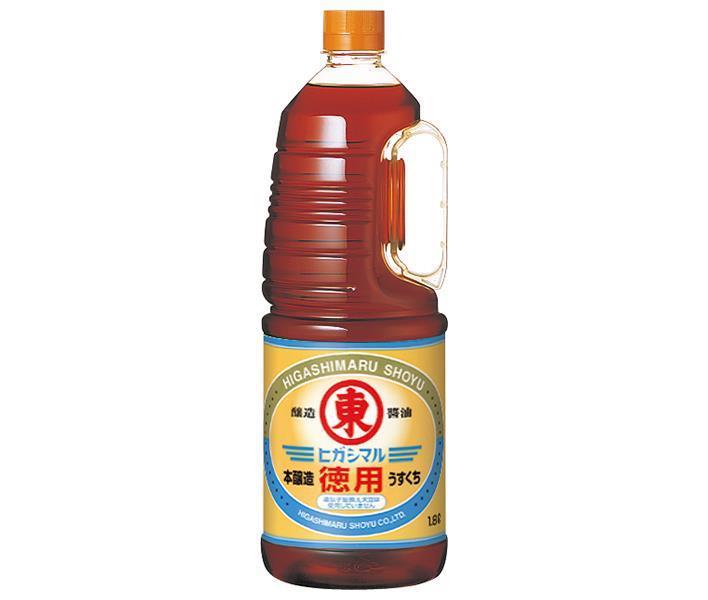 Higashimaru Soy Sauce Light Soy Sauce, Handy, 1.8L x 6 Bottles [Ships from Japan] 