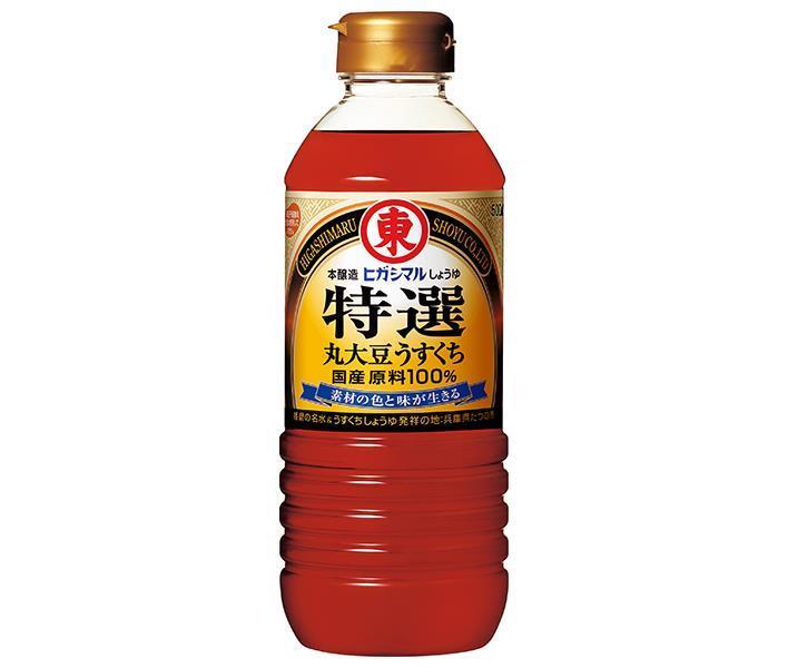 Higashimaru Soy Sauce Special Whole Soybean Usukuchi Soy Sauce 500ml PET bottles x 12 bottles [Shipped in Japan]
