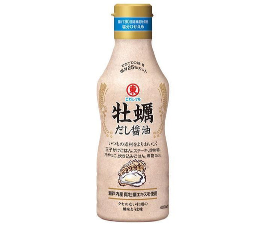 ヒガシマル醤油 牡蠣だし醤油 400ml×12本入【日本出荷】