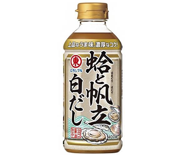 Higashimaru Soy Sauce Clam and Scallop White Dashi, 400ml PET Bottle x 12 [Ships from Japan] 