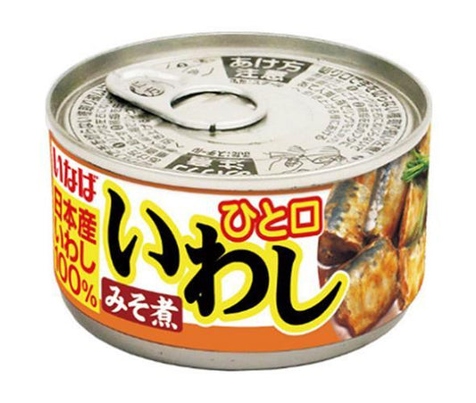 いなば食品 ひと口いわし みそ煮 115g缶×24個入【日本出荷】