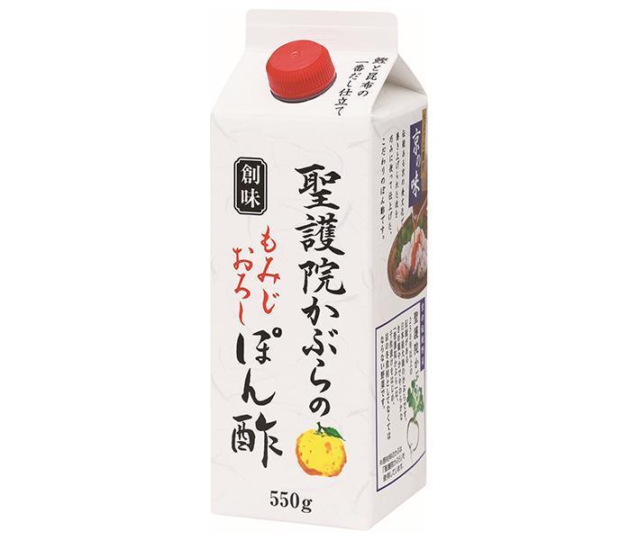 創味食品 創味 聖護院かぶらのもみじおろしぽん酢 550g紙パック×6本入【日本出荷】