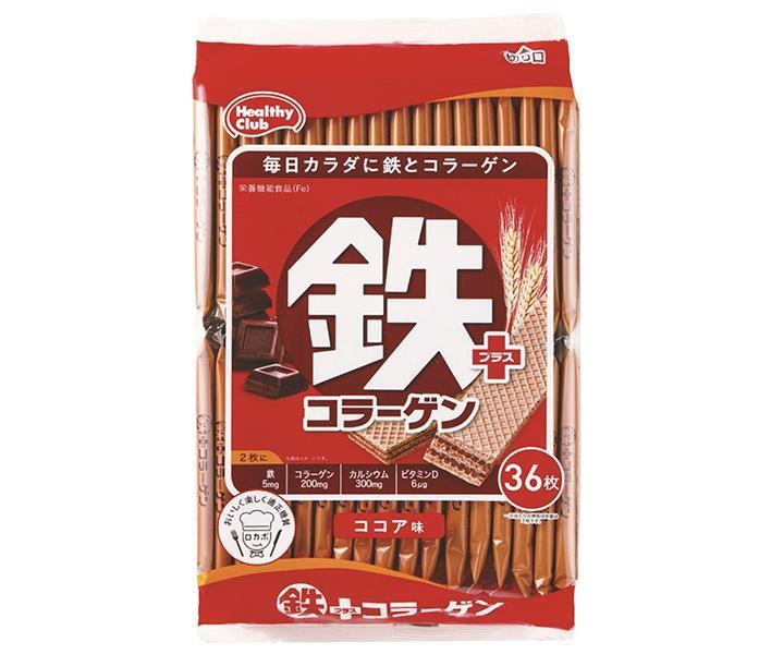 Hamada Confect Iron Plus Collagen Wafers, 36 wafers x 10 packs [Ships from Japan] 