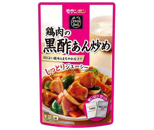 モランボン スマイルDeli 鶏肉の黒酢あん炒め 120g×10袋入【日本出荷】