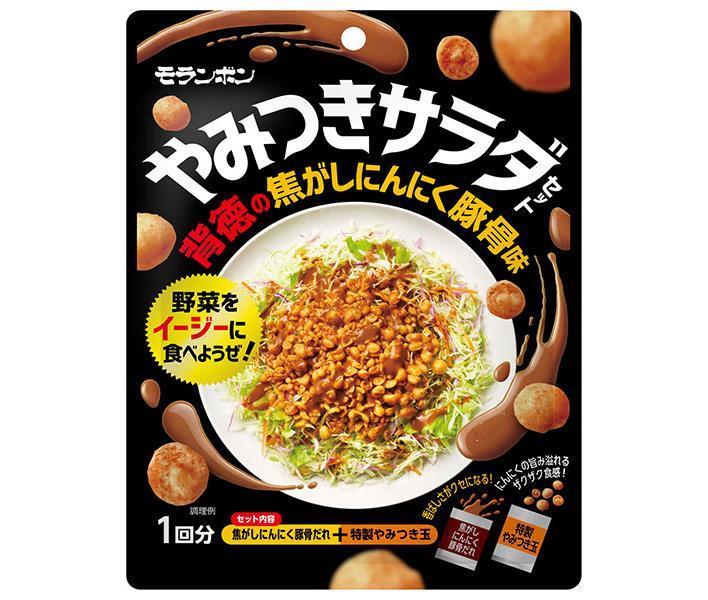 Moranbong Addictive Salad Set, Sinful Burnt Garlic Pork Bone Flavor, 60g x 10 bags [Ships from Japan]