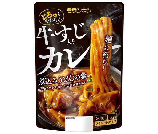 モランボン 牛すじ入り カレー煮込みうどんの素 300g×10袋入【日本出荷】