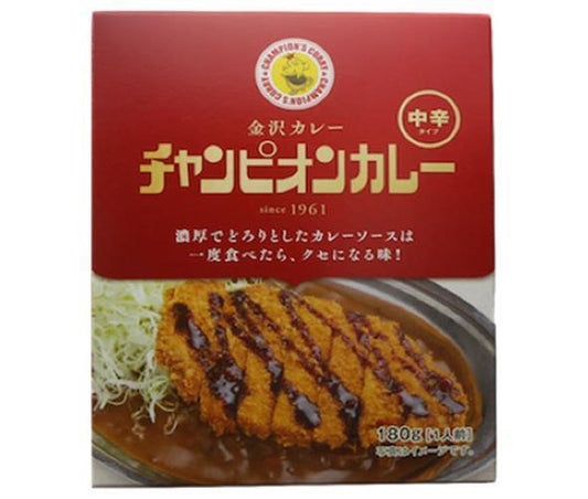 Champion Curry, Ready-to-Eat, Medium Spicy, 180g x 40 Boxes [Ships from Japan] 