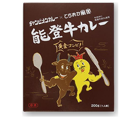 Champion Curry x Teraoka Fusha Noto Beef Curry, 200g x 24 boxes [Ships from Japan] 