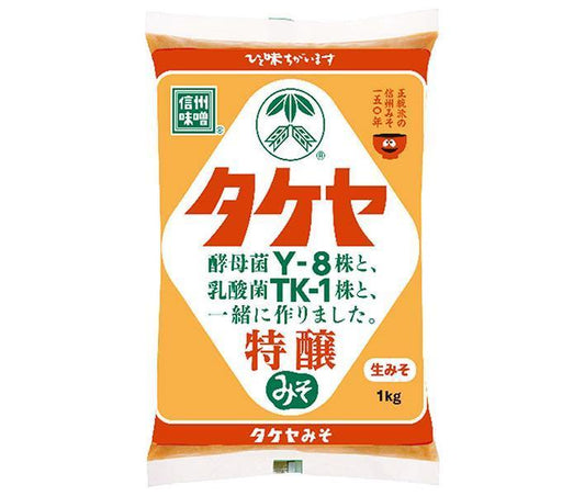 タケヤみそ 特醸みそ 1kg×10袋入【日本出荷】