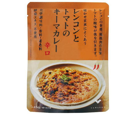 結わえる レンコンとトマトのキーマカレー 150g×10袋入【日本出荷】