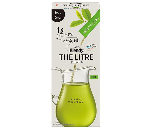 AGF Blendy Zaritre Green Tea (8g x 6 bottles) x 24 boxes [Ships from Japan] 