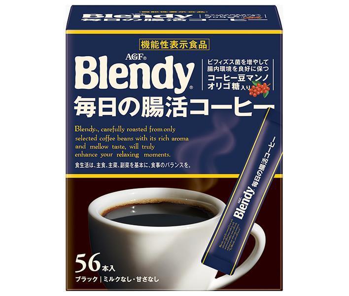 AGF Blendy Stick Black Daily Intestinal Coffee (2.7g x 56 sticks) x 12 boxes [Ships from Japan] 