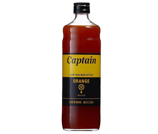 Nakamura Shoten Captain Orange 600ml bottle x 12 bottles [shipped in Japan]