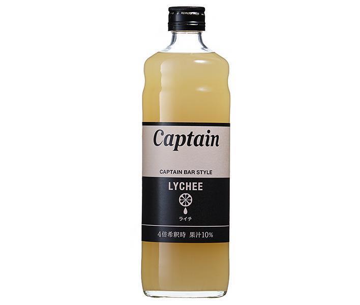 Nakamura Shoten Captain Lychee 600ml Bottle x 12 [Ships from Japan] 
