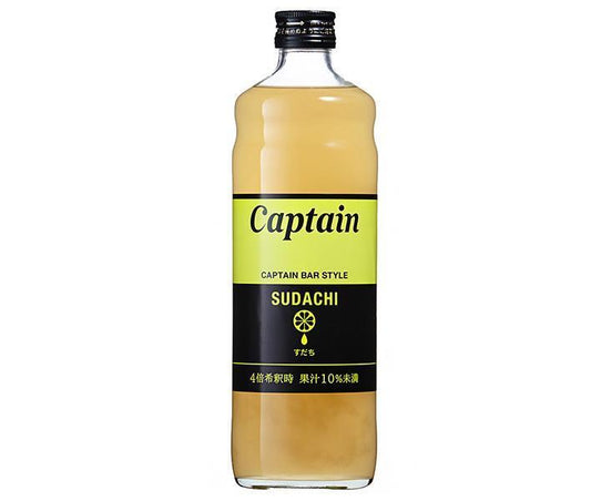 Nakamura Shoten Captain Sudachi 600ml bottle x 12 bottles [shipped in Japan]