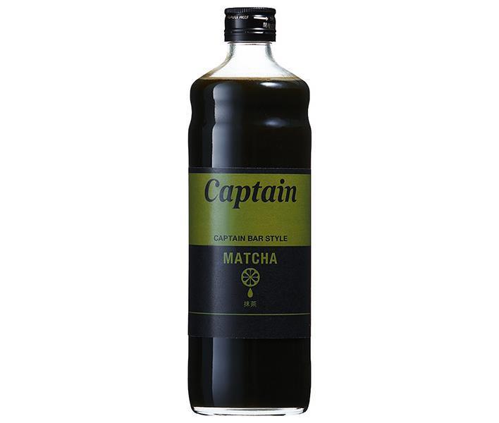 中村商店 キャプテン 抹茶 600ml瓶×12本入【日本出荷】