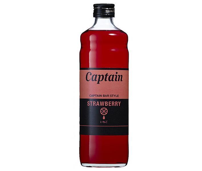Nakamura Shoten Captain Strawberry 600ml bottle x 12 bottles [shipped in Japan]