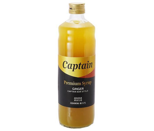 Nakamura Shoten Captain Premium Golden Ginger 600ml bottle x 12 bottles [shipped in Japan]