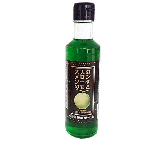 Nakamura Shoten Captain Adult Melon Soda 200ml bottle x 12 bottles [Shipped in Japan]