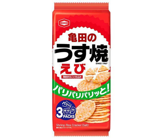 亀田製菓 亀田のうす焼 えび 70g×12袋入【日本出荷】