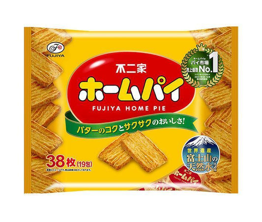 不二家 ホームパイ 38枚(19包)×16袋入【日本出荷】