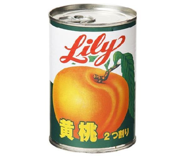 リリーコーポレーション Lily リリーの黄桃４号缶 410g×24個入【日本出荷】