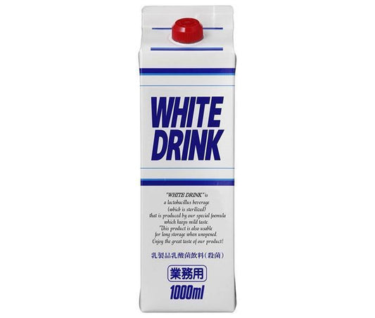 GS Food GS White Drink, 1000ml paper carton x 12 bottles [Ships from Japan] 