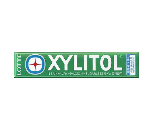 Lotte Xylitol Gum Lime Mint [Food for Specified Health Uses] 21g (14 tablets) x 20 pieces [Shipped in Japan]