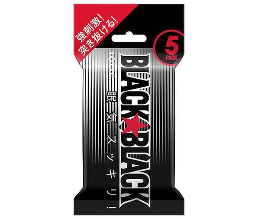Lotte Black Black Gum 5P x 10 pieces [Shipped in Japan]