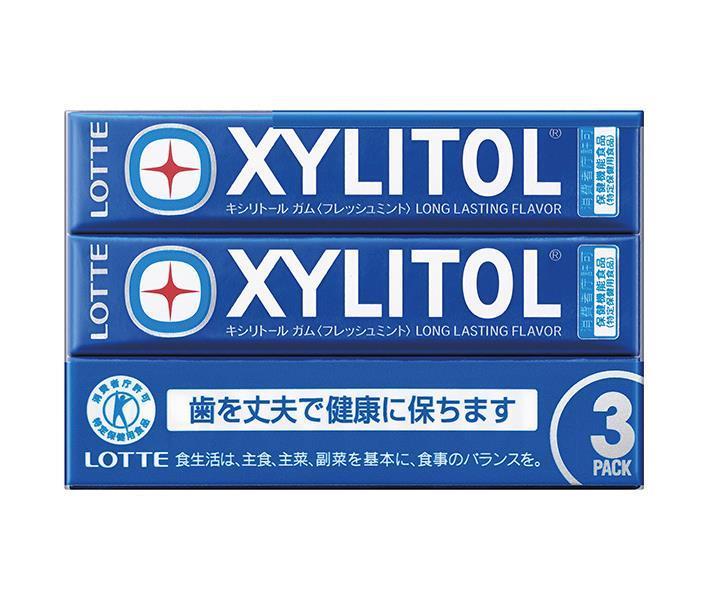 ロッテ キシリトールガム フレッシュミント【特定保健用食品 特保】 3P×10個入【日本出荷】