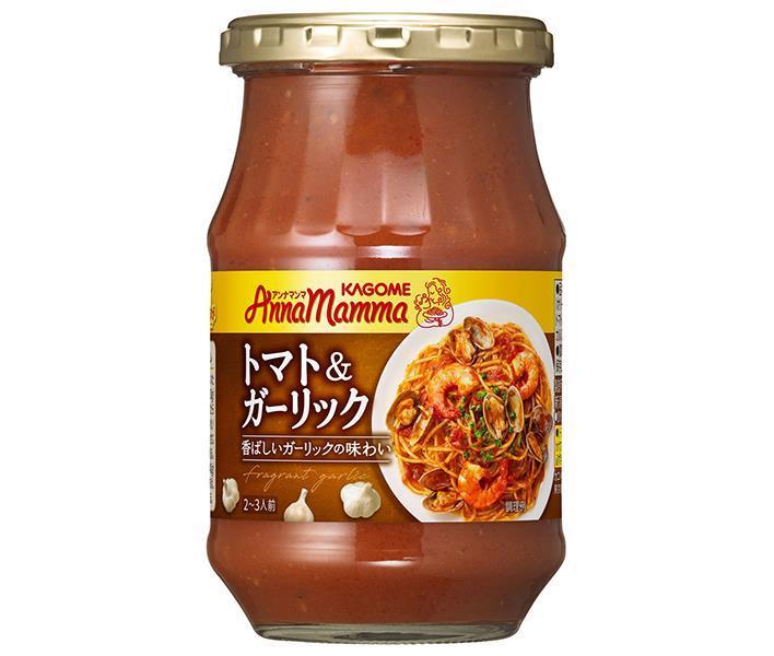 Kagome Anna Mamma Tomato & Garlic, 330g Bottle x 12 (6 x 2) Bottles [Ships from Japan]