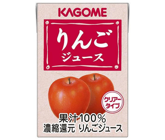Kagome Apple Juice 100ml paper pack x 36 bottles [shipped in Japan]