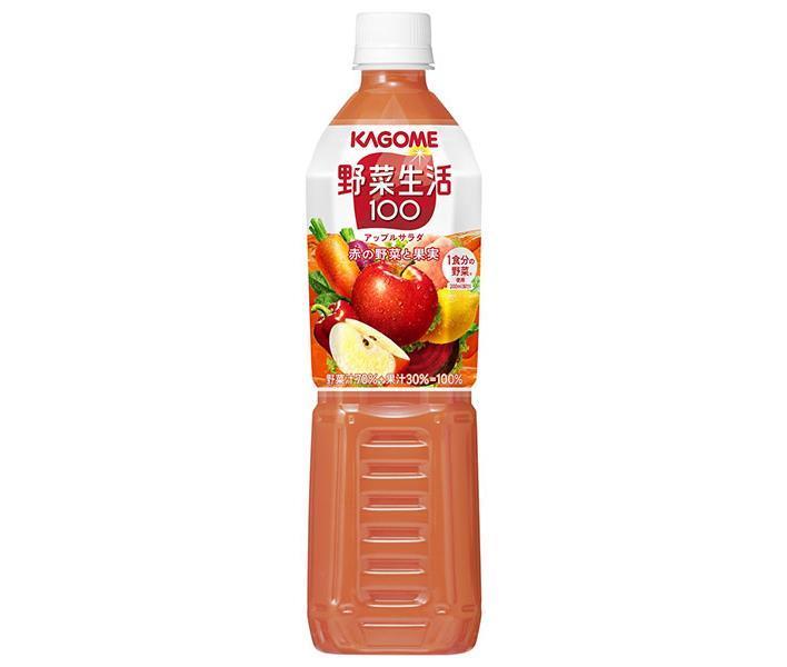 Kagome Vegetable Life 100 Apple Salad, 720ml PET Bottle x 15 [Ships from Japan] 