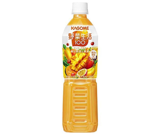 Kagome Yasai Seikatsu 100 Mango Salad 720ml plastic bottle x 15 bottles [shipped in Japan]