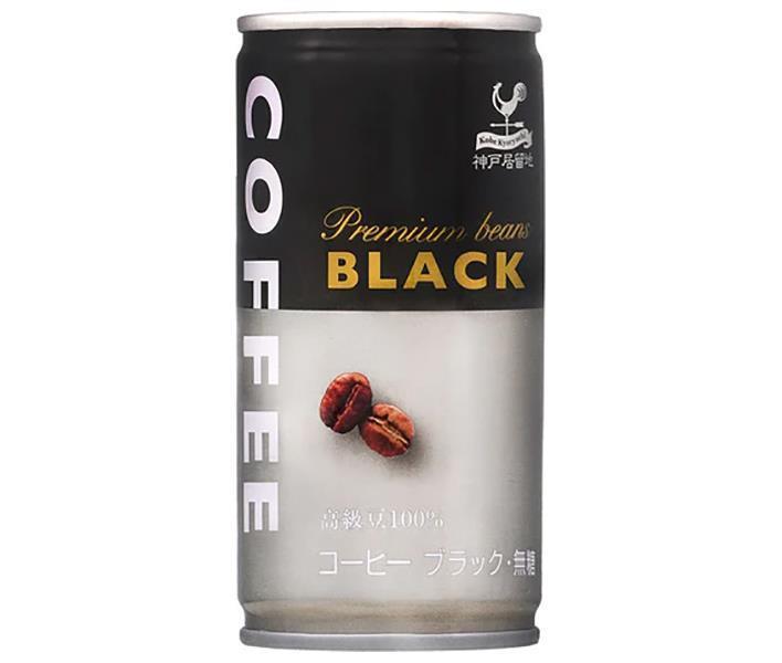 Tominaga Trading Kobe Foreign Settlement Black Coffee, 185g can x 30 cans [Ships from Japan] 