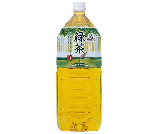 Tominaga Trading Kobe Foreign Settlement Green Tea, 2L PET Bottle x 6 [Ships from Japan] 